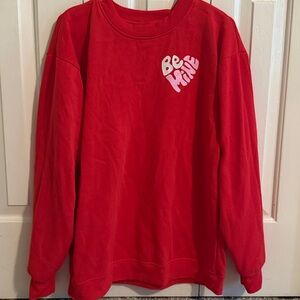 Red 'Be Mine' Sweatshirt